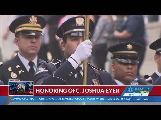 ⁣Witnessing Officer Eyer processional was 'perfect time' to show up