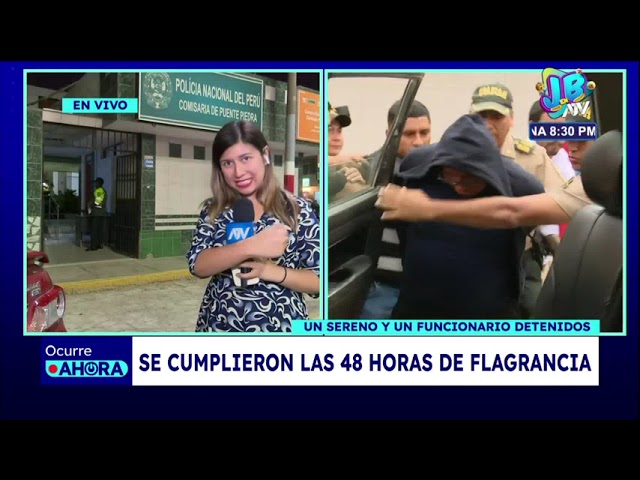 Espinoza: Sereno es llevado al MP y funcionario que afirmó manejar la camioneta podría ser liberado
