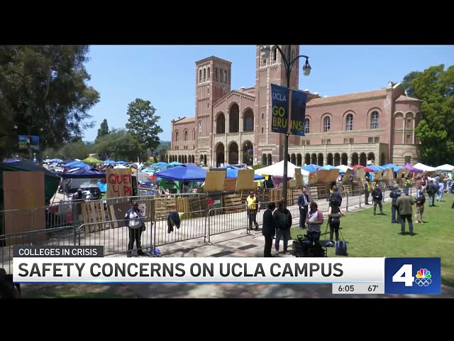 ⁣Despite encampment’s clearing, safety concerns linger at UCLA