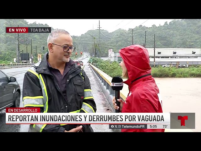 ⁣Se registran inundaciones en Toa Baja