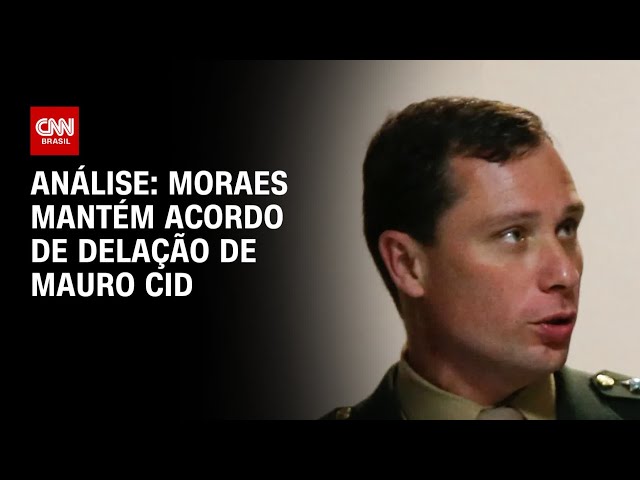 ⁣Análise: Moraes mantém acordo de delação de Mauro Cid | WW