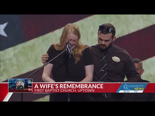 ⁣Wife remembers fallen CMPD officer Eyer as best friend