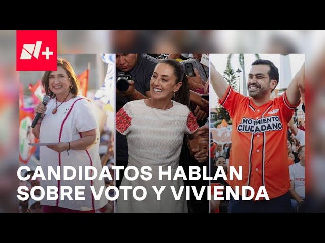 ⁣Sheinbaum, Gálvez y Máynez hablan del voto, vivienda y su visión de México - En Punto