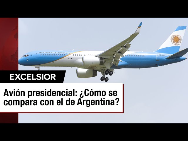 Javier Milei estrenará avión presidencial de lujo en viaje a EU