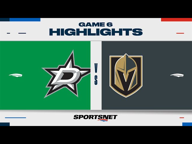 ⁣NHL Game 6 Highlights | Stars vs. Golden Knights - May 3, 2024