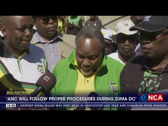 ⁣'ANC will follow proper procedures during Zuma DC'