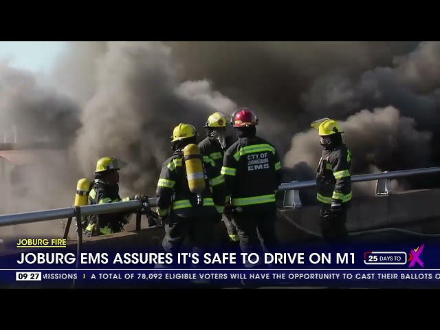 ⁣Joburg Fire | Joburg EMS assures it's safe to drive on M1
