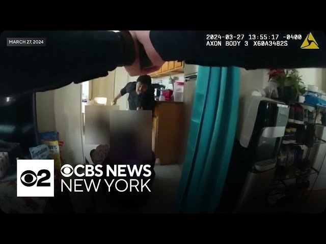 ⁣Body cam footage shows NYPD officers shooting, killing man in front of family