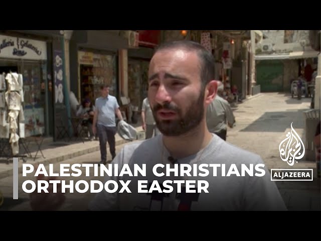 ⁣Preparing for orthodox easter: Palestinian celebrations overshadowed by war