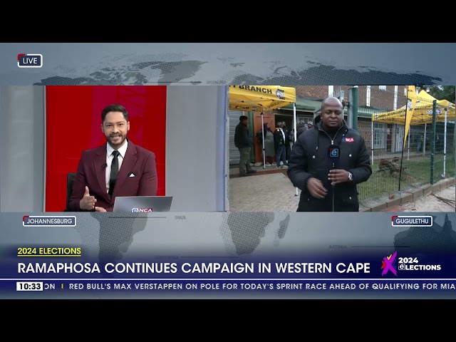 ⁣Ramaphosa continues campaign in Western cape