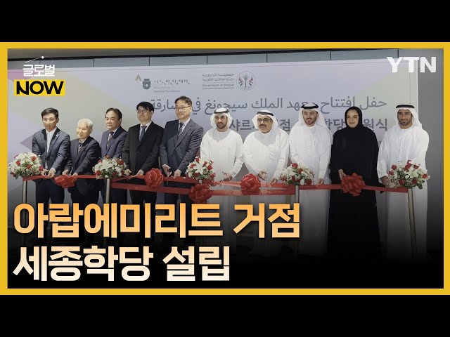 "취업하려면 한국어죠!"…UAE에 세계 5번째 거점 세종학당 설립 / YTN korean