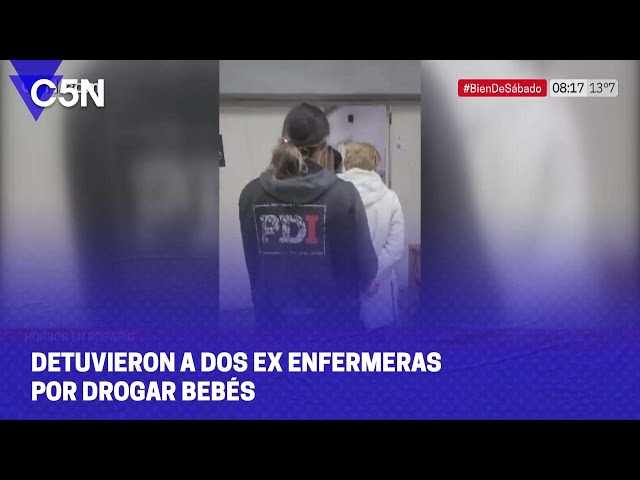 DETUVIERON a dos EX ENFERMERAS por DROGAR BEBÉS