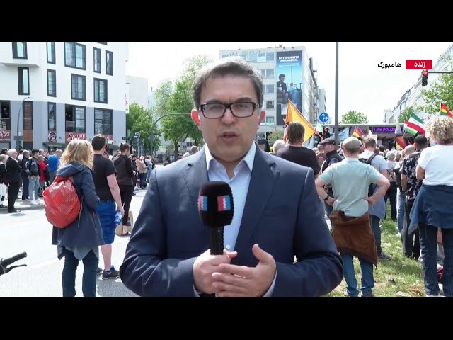 ⁣تظاهرات ضد اسلام‌گرایان افراطی در هامبورگ