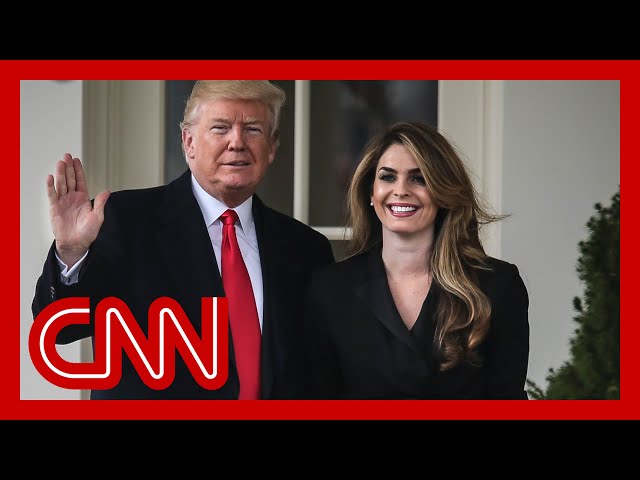 ⁣CNN anchor describes Trump’s reaction to seeing Hope Hicks cry on the stand