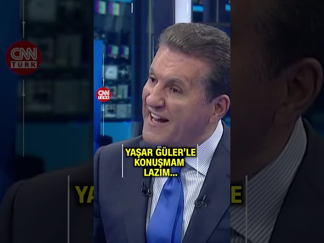 Mustafa Sarıgül’den Yaşar Güler’e: ”Yaşar Paşa’nın Benimle Görüşmesi Lazım!”