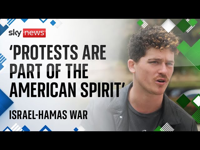 ⁣In full: Sky News speaks to student at the centre of US campus protests | Israel-Hamas war