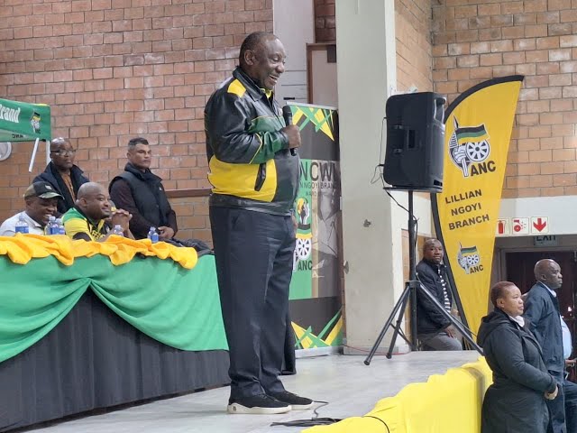 ⁣2024 Elections | Ramaphosa campaigns in Gugulethu