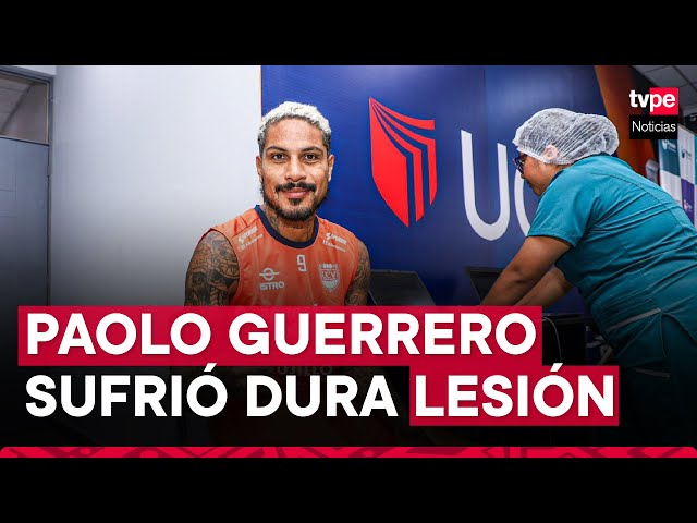 ⁣César Vallejo confirmó baja de Paolo Guerrero por una lesión