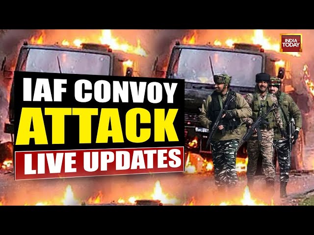 ⁣IAF Convoy Attack LIVE: Terrorists Strike IAF Convoy In J&K's Poonch; Military Personnel In