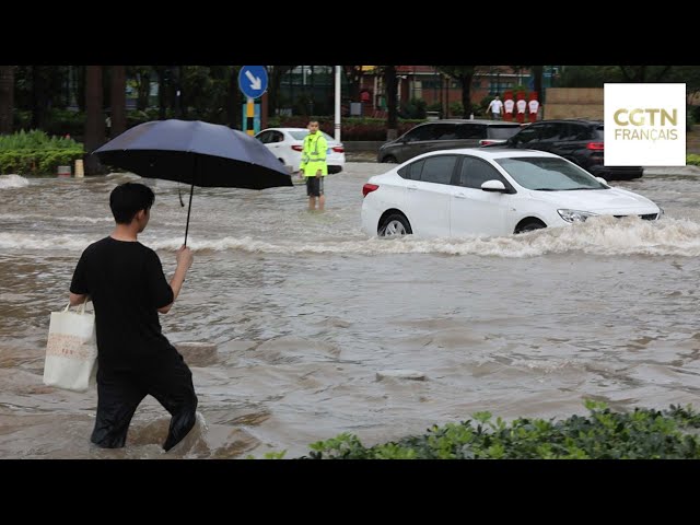 ⁣Alerte rouge sur fond d'inondations et de réservoirs surchargés dans le Guangdong