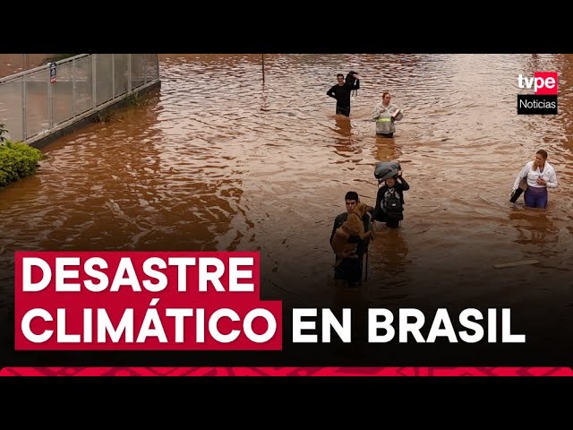 ⁣Brasil: sube a 56 el número de muertos en el sur por desastre climático