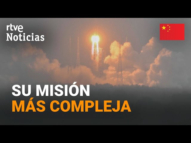 ⁣CHINA lanza la SONDA ESPACIAL Chang'e 6 para RECOGER muestras de la CARA OCULTA de la Luna I RT