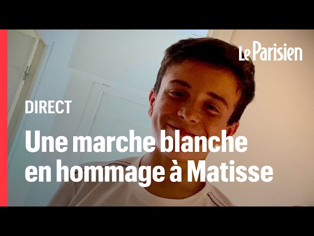 ⁣ INTEGRALE - Marche blanche en hommage à Matisse, 15 ans, tué à coups de couteau à Châteauroux