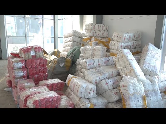 ⁣20 тонн гумпомощи доставили в Уральск представители партии Respublica