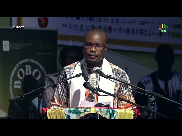 ⁣Clôture SNC 2024 : discours du ministre en charge de la culture Rimtalba Jean Emmanuel Ouédraogo