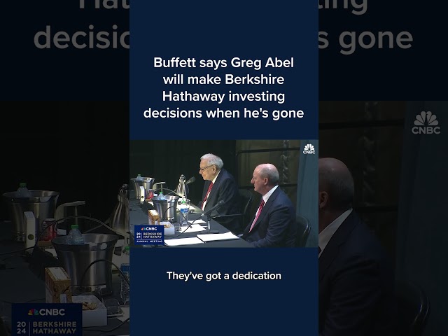 ⁣Buffett says Greg Abel will make Berkshire Hathaway investing decisions when he's gone