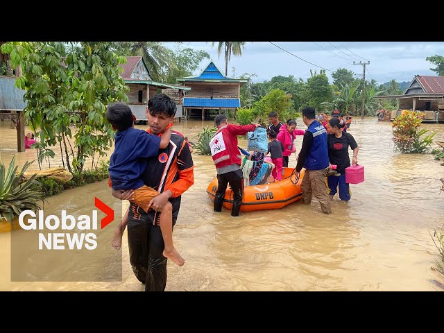 ⁣At least 14 dead, dozens rescued after floods, landslides sweep Indonesia’s south