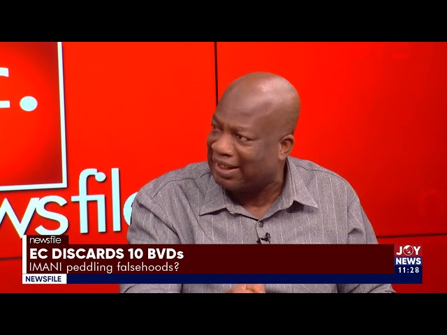 ⁣EC discards 10 BVDs: We should not destroy our institutions without just cause - Dr Quaicoe