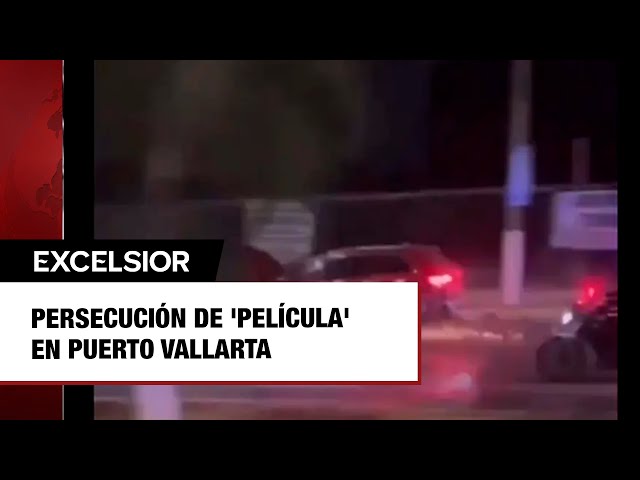⁣Persecución de 'película' en Puerto Vallarta, violento sujeto trató de huir