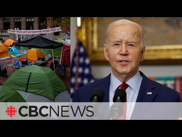 ⁣Will Biden's handling of campus protests impact the youth vote?
