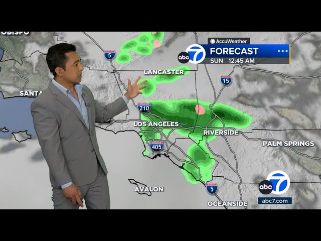 ⁣Late season storm to bring light rain, cold temps, wind to Southern California this weekend