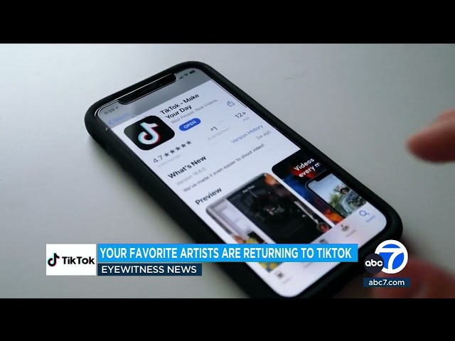 ⁣Artists from Universal Music Group are heading back to TikTok as new licensing deal reached