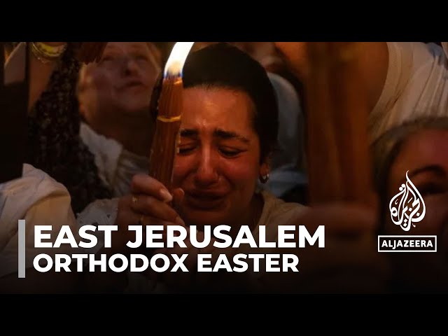⁣Orthodox Easter celebrations: Subdued holiday as Israel imposes restrictions