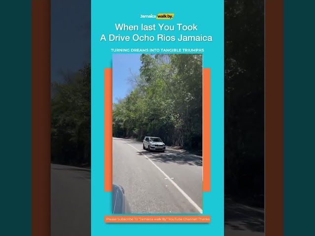 ⁣When last You Took A Drive Ocho Rios #jamaica #jamaicawalkby