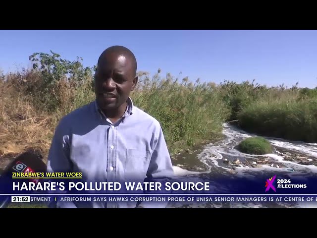 ⁣Zimbabwe's water woes | Harare's polluted water source