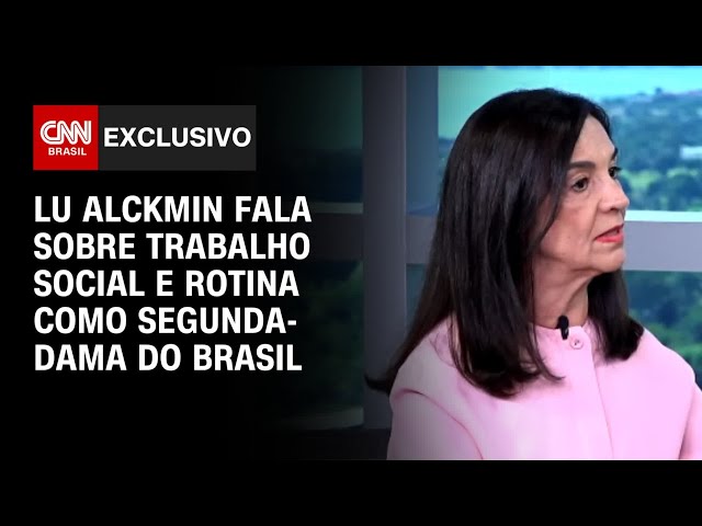 ⁣Lu Alckmin fala sobre trabalho social e rotina como segunda-dama do Brasil | CNN ENTREVISTAS