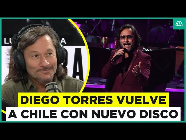 Diego Torres anuncia su regreso a Chile con su nuevo disco "Mejor que ayer"