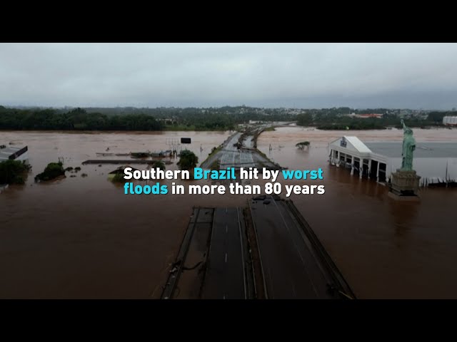 ⁣Southern Brazil hit by worst floods in more than 80 years