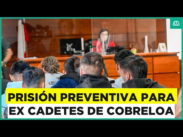 ⁣Decretan prisión preventiva para ex cadetes de Cobreloa