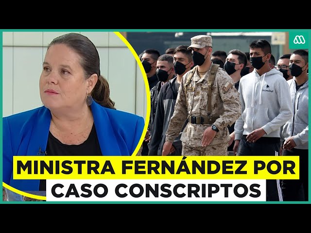 Ministra Fernández por conscriptos: "Queremos que se haga justicia y dar tranquilidad a los pad