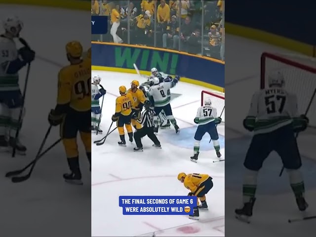 ⁣The Canucks Protecting Their Lead At All Costs 