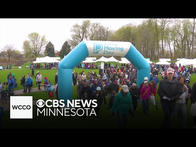 Hundreds join walk to end Parkinson's
