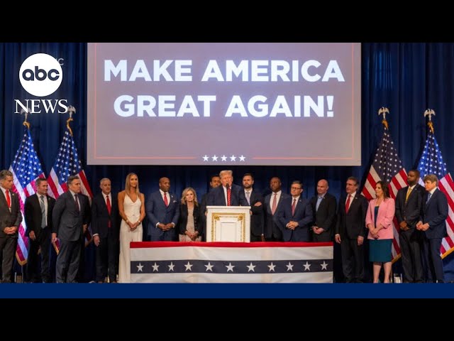 ⁣Trump hosts GOP fundraising retreat in Florida