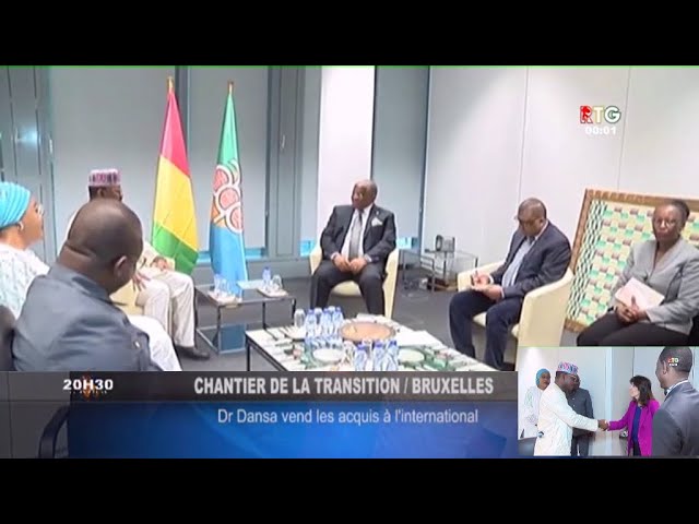 ⁣www.guineesud.com : Bruxelles/ Chantiers de la transition : Dr Dansa vend les acquis du CNRD
