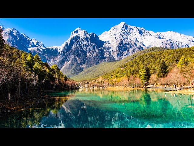 ⁣Live: Enjoy views of Yulong Snow Mountain through a spruce forest – Ep. 5
