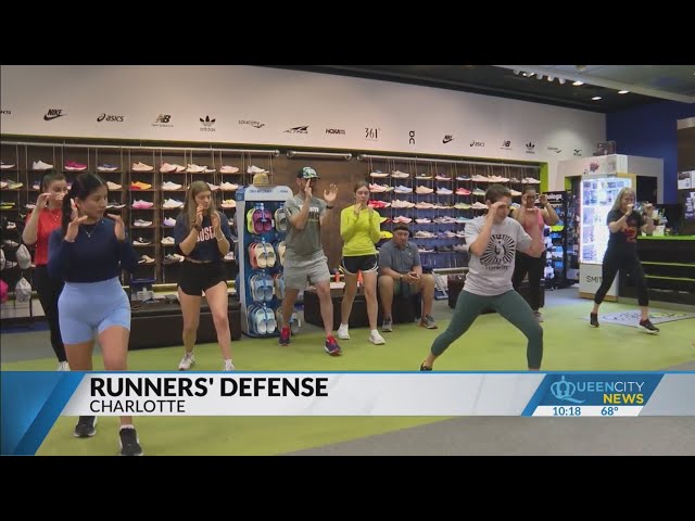 ⁣Local runners sharpen self-defense skills in case of emergency
